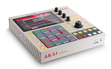 MPC One Retro Edition | Akai Professional Mpc One, Akai Mpc, Vintage Samplers, Midi Controller, Music Tech, Studio Gear, Contemporary Music, Stereo Headphones, Music Studio