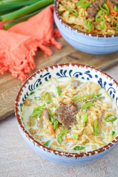 Authentic Mongolian Recipes, Mongolian Food Traditional, Mongolia Food, Mongolian Cuisine, Mongolian Noodles, Mongolian Food, Mongolian Recipes, Ghengis Khan, Asian Noodle Soup