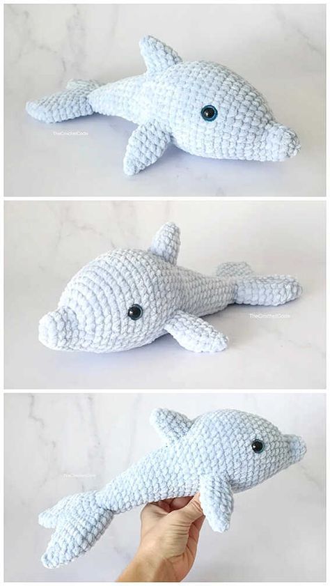 Dolphin Knitting Pattern Free, Dolphin Pattern Crochet, Dolphin Amigurumi Pattern, Amigurumi Dolphin Free Pattern, Free Dolphin Crochet Pattern, Crochet Dolphin Free Pattern Amigurumi, Dolphin Amigurumi Free Pattern, Amigurumi Whale Free Pattern, Light Blue Crochet Ideas