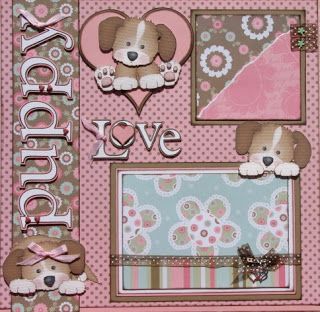 Dog Scrapbook Layouts, Cricut Scrapbook, Pet Scrapbook Layouts, Paper Bag Scrapbook, Dog Scrapbook, Baby Scrapbook Pages, Pet Scrapbook, Scrapbooking Layouts Baby