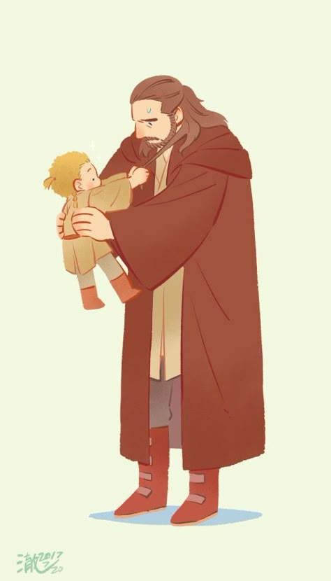 Qui Gon Jinn, Qui Gon, Star Wars Meme, Star Wars Obi Wan, Star Wars Fanart, Star Wars Drawings, High Ground, Star Wars Comics, Star Wars 2