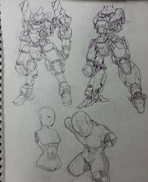 Mech Pose Reference, Robot Anatomy, Mech Concept Art, Poses Drawing Reference, Robot Design Sketch, Poses Drawing, Mechanical Art, Arte Cyberpunk, Desenho Tattoo