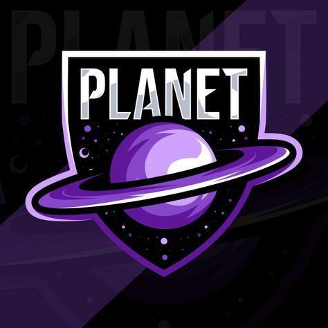 Planet mascot logo esport template desig... | Premium Vector #Freepik #vector #logo #space #galaxy #team Logo Sketch Design, Football Logo Design, Planet Logo, Team Logo Design, Inspiration Logo Design, Galaxy Planets, Logo Sketches, Soccer Logo, Planets Art