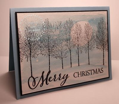 Simply Sara Stampin' ~ Sara Hoogendoorn: Winter Woods ~ A Stampin' Up! Card Stampin Up Winter Woods, Everyday Cards, New Birthday, Winter Woods, Card Catalog, Columbus Ga, Pumpkin Cards, Wood Card, Tree Stamp