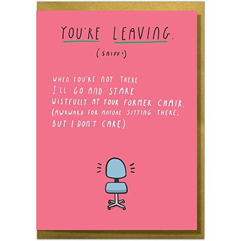 Co Worker Leaving Party, Co Worker Leaving, Leaving Party, Friends Card, Leaving Cards, New Job Card, Farewell Cards, Work Friends, Funny Work