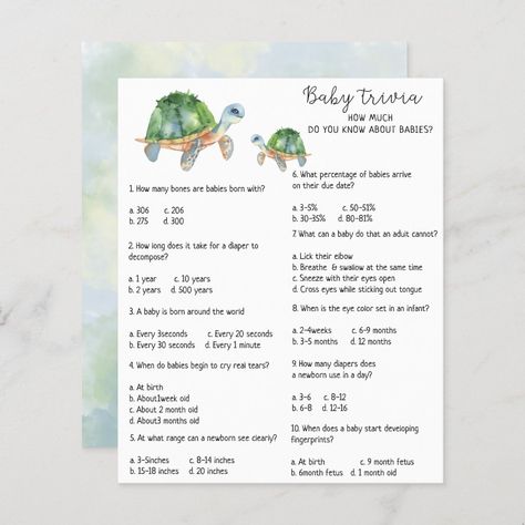 Turtle Gender Reveal, Sea Turtle Baby Shower Ideas, Sea Turtle Bridal Shower Ideas, Turtle Baby Shower Theme Boy, Ocean Animals Baby Shower Ideas, Turtle Baby Shower Theme Girl, Turtle Baby Shower Theme, Under The Sea Baby Shower Games, Ocean Baby Shower Theme