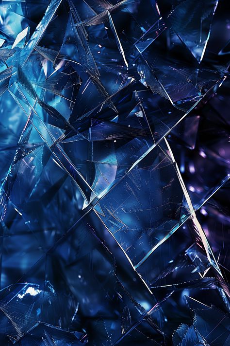 Set your screen apart with this stunning blue crystal shard design, perfect for both iPhone and Android devices. Tap into the sleek aesthetic with this background! 📱✨ Blue Glass Aesthetic, 2025 Wallpaper, 3d Lockscreen, Blue Pics, Crystal Shard, Amazing Backgrounds, Crystal Background, Diamond Circle Pendant, Sleek Aesthetic