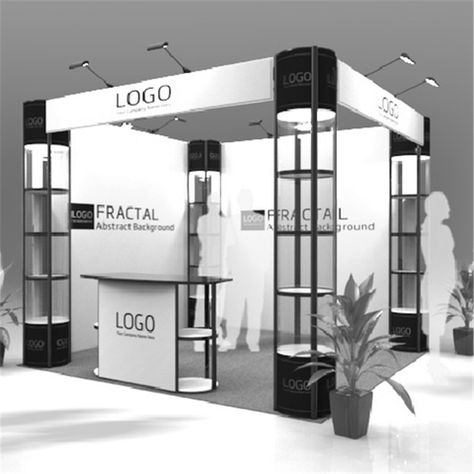 10ft*10ft Booth Stand E01B4 Modular Exhibition, Trade Exhibition, Fair Display, Advertising Display, Trade Show Booth, Exhibition Stall, Small And Medium Enterprises, Show Booth, Stall Designs