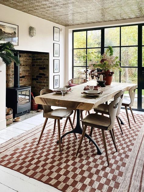 Sophie Robinson, Alternative Flooring, Mad About The House, Log Burning Stoves, Painted Floor, Timeless Interiors, The Last 10 Years, House Tour, Open Plan Kitchen