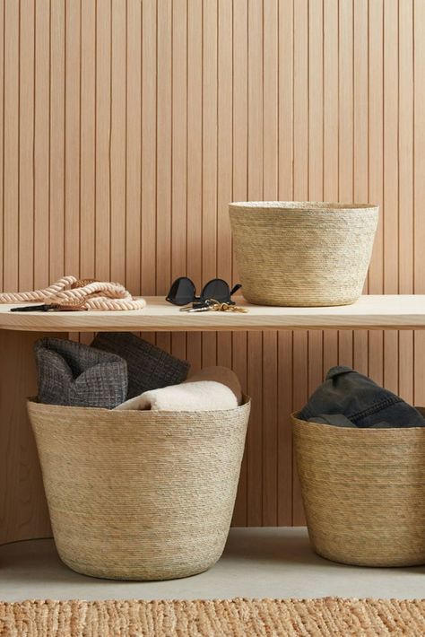 We love a tidy home. So we introduced new, natural canvas bins and handmade palm leaf baskets to help you live your most organized life. Sustainable Laundry, Not Perfect Linen, Palm Leaf Baskets, Woven Laundry Basket, Eco Friendly Laundry, Nesting Baskets, Modern Bedding, Natural Laundry, Throw In The Towel