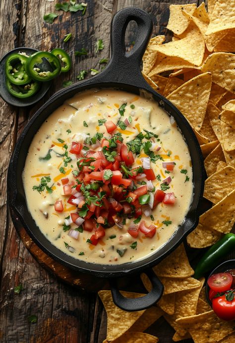 Learn How to Cook Smoked Queso Dip Recipe For Free | Recipes You'll Love, Made Easy! Cheesy Queso Dip, Melted Cheese Dip, Smoked Queso Dip, Wacky Cake Recipe, Smoked Queso, Queso Dip Recipe, Trendy Recipes, Chicken Korma Recipe, Queso Dip Recipes