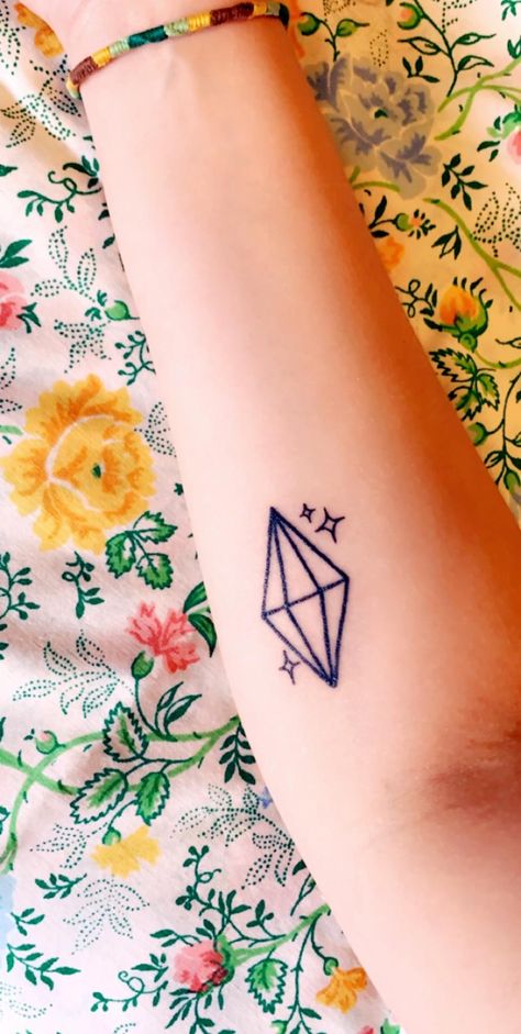 Simple Large Tattoos, Sims Inspired Tattoo, Sims Tattoos Ideas, Sims Logo Tattoo, Small D20 Tattoo, Sims Tattoo Ideas, Sims Tattoo Ideas Real, Plumbob Tattoo, Sims Plumbob Tattoo