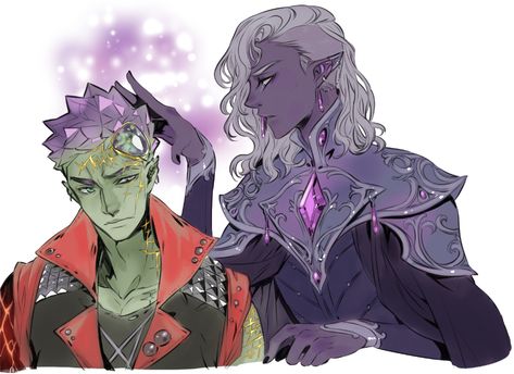 Bells Hells Fanart, Ashton Greymoore, Essek Thelyss, Dungeons And Dragons Art, Mighty Nein, Critical Role Fan Art, Vox Machina, Dark Elf, Critical Role