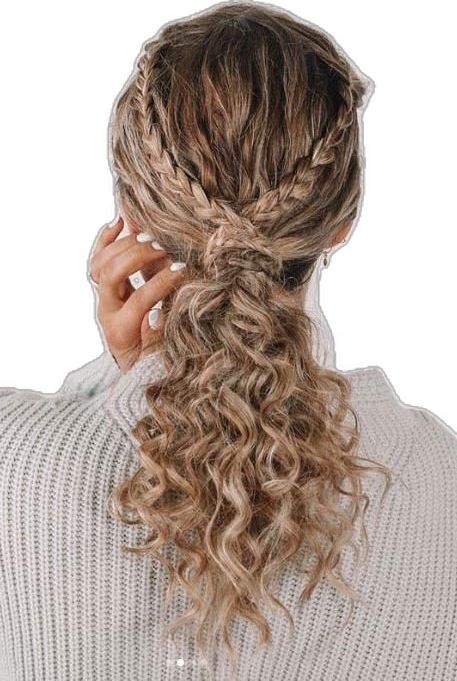 17 Beautiful Ways to Style Blonde Curly Hair #natural #curly #blonde #hairstyles #trends #southernliving Curly Hair Braids, Hair Romance, Blonde Curly Hair, Curly Hair Updo, Hairstyles For Curly Hair, A Ponytail, Hair Images, Lace Hair, Long Curly Hair