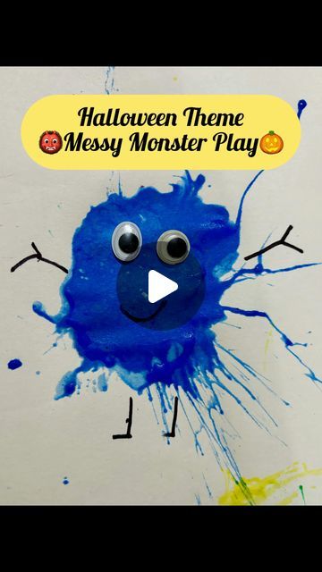 Shweta | DIY activities | Nagpur | Singrauli on Instagram: "Messy monster play 🧙‍♀️👻🤩🎃👹
.
.
.
Age recommendation: 3 years+
.
.
.
.
.
.
.
Follow us @toddlers_play_chronicles for fun and low prep activities 💕🙏🏼
.
.
.
.

#babyeducation #activitesfortoddlers #activitiesathome #activitiesathomewithtoddlers 
#montessorimethods #montessori 
#montessoriathome #finemotorskills #finemotoractivity #finemotorskillspractice #outofthebox #nagpurmoms #toddlersplaychronicles #diyactivities #diymom #diymontessori #diytoddleractivities  #diytoddlersfun  #preschoolactivities #preschoolathome #preschoolactivity  #toddleractivities  #upcycle_playideas #halloweenactivityforkids  #halloweenactivity #halloweenactivities #messyplay #messyplayideas #braingymforkids #halloweenactivitiesforkids 

{Education, Halloween Messy Play, Monster Crafts For Toddlers, Brain Gym For Kids, Prep Activities, Monster Crafts, Baby Education, Halloween Activities For Kids, Christmas Series, Messy Play