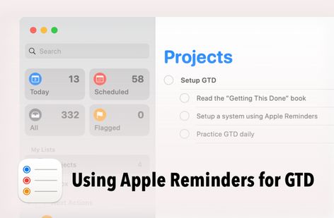 Using Apple Reminders for GTD – Decoding Apple Reminders, Gtd System, Task Management App, Apple Notes, Ios Apple, Project List, Task List, Task Management, Apple Ios