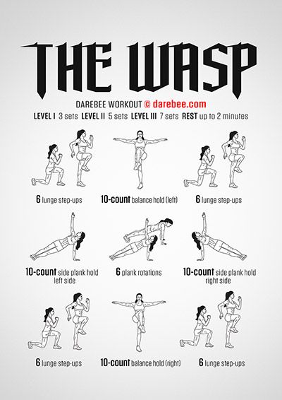 DAREBEE Workouts Marvel Workout, Melissa Bender, Superhero Workout, Cardio At Home, Insanity Workout, Cardio Workout At Home, The Wasp, Health Exercise, Best Cardio Workout