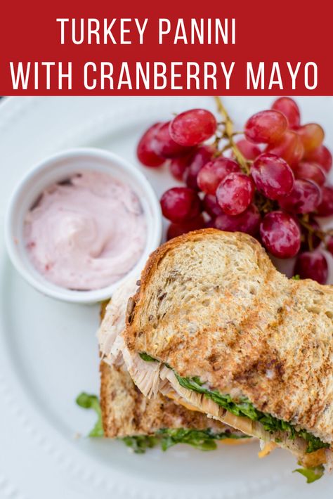 Turkey Panini Sandwiches Cranberry Sauce, Panini Filling Ideas, Cranberry Turkey Panini, Turkey Sandwich With Cranberry Mayo, Cranberry Mayo Turkey Sandwich, Cranberry Spread For Sandwiches Turkey, Cranberry Mayo Recipe, Panini Fillings, Mini Turkey Sandwiches