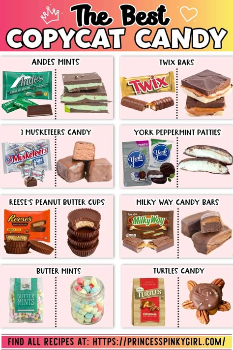 Homemade Peanut Butter Candy, Copycat Little Debbie Recipes, Copycat Candy Recipes, Homemade Whoppers Candy, Homemade Twizzlers, Easy Homemade Candy Recipes, 3 Musketeers Recipe, Homemade Reeses Cups, Easy Homemade Treats