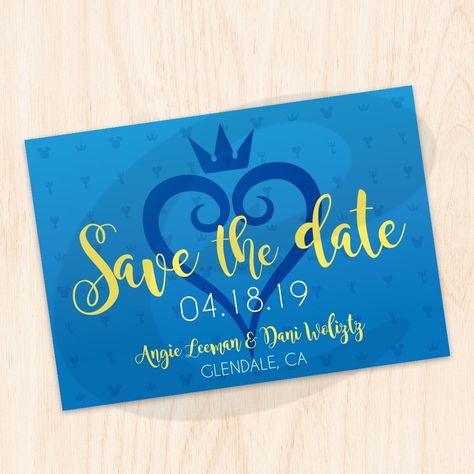 Kingdom Hearts Wedding, Heart Wedding Decorations, Heart Themed Wedding, Heart Wedding Invitations, Disney Kingdom Hearts, Geeky Wedding, Budget Bride, Disney Kingdom, Kingdom Heart