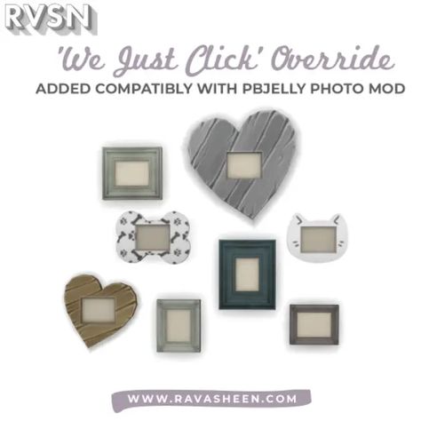 RAVASHEEN - We Just Click Collage - PBJ Compatible Sims 4 Ravasheen, Sims 4 Cc Folder, Sims 4 Gameplay, Sims Four, Sims Mods, Maxis Match, Sims 4 Mods, Sims Resource, Sims Cc