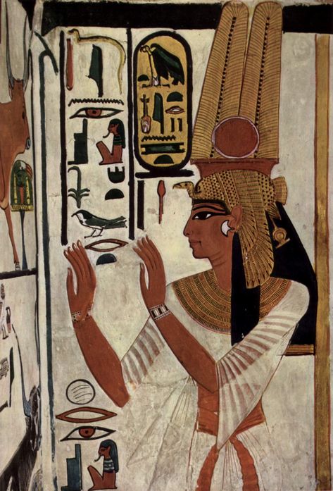 Nefertari - hieroglyphic tattoo Queen Nefertari, Starověký Egypt, Kemet Egypt, Egyptian Painting, Istoria Artei, Ramses Ii, Egyptian Queen, Egyptian Culture, Egypt Art