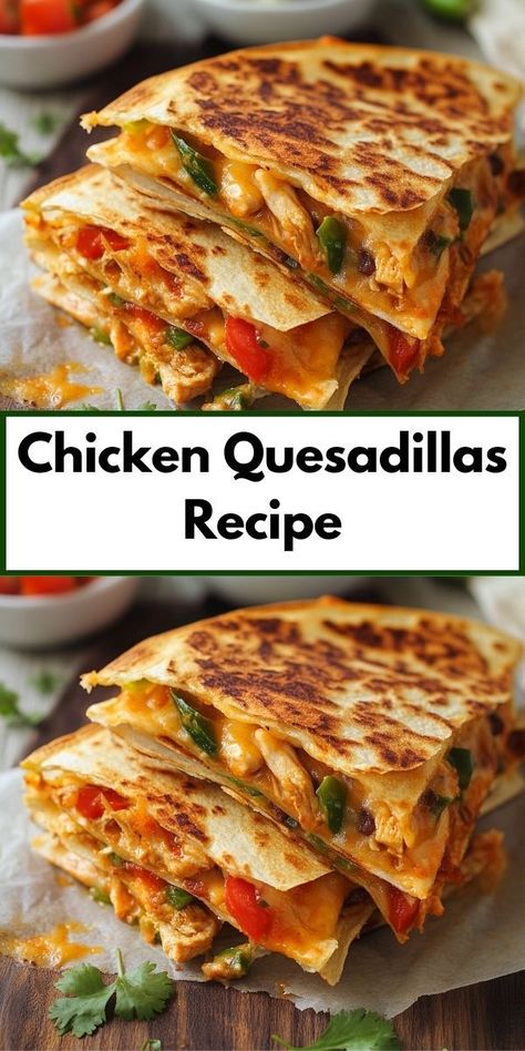 Looking for delicious quesadilla recipes? Our Chicken Quesadillas Recipe is perfect! This chicken recipe offers a delightful dinner idea, making chicken quesadillas easy and tasty for family dinners or a cozy dinner for two. Easy Chicken Quesadillas, Chicken Quesadillas Recipe, Chicken Quesadilla Recipe, Chicken Breast Seasoning, Quesadilla Recipes, Mashed Avocado, Chicken Quesadillas, Sauteed Vegetables, Delicious Chicken