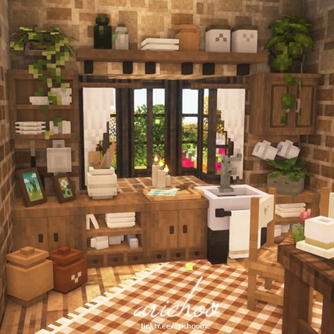 Minecraft Cottagecore Interior, Minecraft House Interior Ideas, Cottagecore Minecraft House, Minecraft Cottage House, Minecraft Interior Ideas, Interior Design Minecraft, Minecraft House Interior, Interior Minecraft, Cottage Minecraft