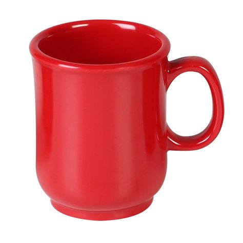 Carrboro Melamine 8 Oz. Coffee Mug Red Thunder, A Cup Of Coffee, Bedtime Routine, In Kitchen, Cups And Mugs, Cup Of Coffee, Kitchen Gadgets, Red Barrel Studio, Coffee Cups