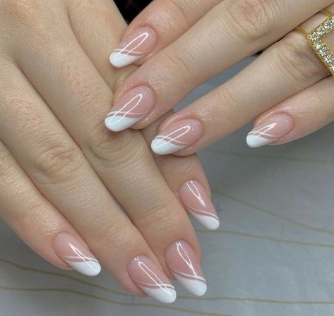 Subtle Nails, Fancy Nails Designs, Simple Gel Nails, Girly Acrylic Nails, Simple Acrylic Nails, Cute Gel Nails, Bride Nails, Elegant Nails, Bridal Nails