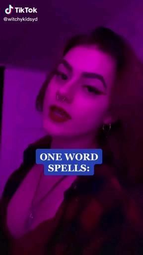 Pin by Lisi on ♡︎TIKTOK♡︎ [Video] | Witchcraft spell books, Witch spell book, Witch books Witchy Must Haves, Shadow Book Idea, One Word Spells Witchcraft, One Word Spells, Word Spells, Book Witch, Wicca Recipes, Witch Things, Witchcraft Spells For Beginners