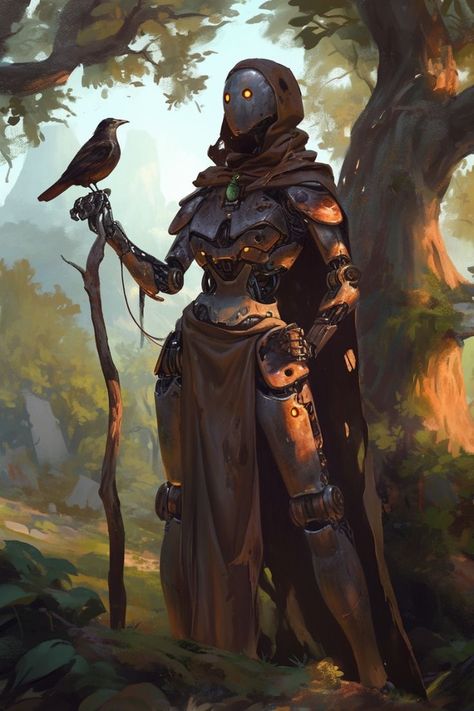 Dnd Bug Character, Quori Dnd, Dnd Warforged Wizard, Modern Day Dnd Characters, Fantasy Construct, Dnd Npc Ideas, Fantasy Races Concept, 5e Druid, Warforged Druid