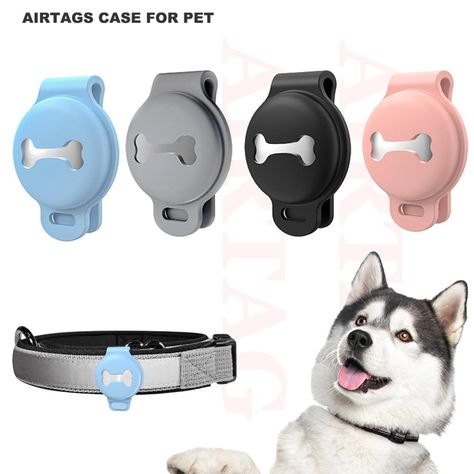 Dog Bone Protective Cover Case for AirTag Dog Holder, Dog Tracker, Airtag Case, Pet Tracker, Air Tag, Apple Airtag, Dog Collar Tags, Dog Branding, Cat Tags