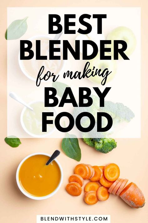 best blender for baby food Baby Bullet Recipes, Best Baby Food Maker, Make Your Own Baby Food, Baby Blender, Baby Food Maker, Best Blender, Baby Food Processor, Food Blender, Making Baby Food