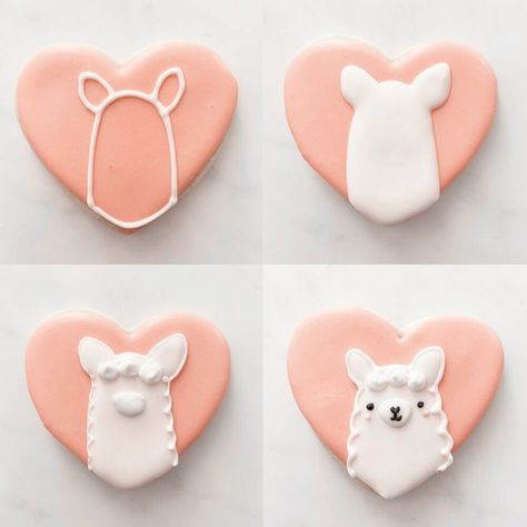 Frosting Cookies, Valentine Sugar Cookies, Royal Iced Cookies, Sugar Cookie Royal Icing, Iced Sugar Cookies, Spring Cookies, Airbrush App, Sugar Cookie Designs, Horse Treats