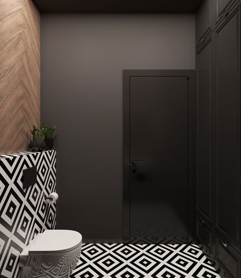 Toilet Tiles Design, Toilet Tiles, Toilet Design, Tiles Design, Bathroom Tiles, Guest Bathroom, Modern Bathroom Design, Office Ideas, Tile Bathroom