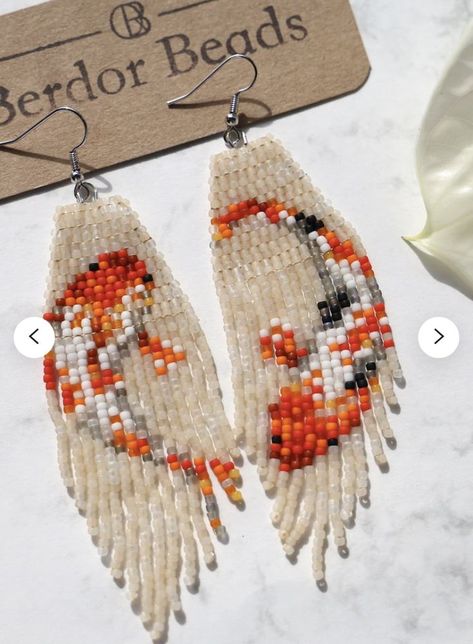 Seed Bead Earrings Patterns Tutorials, Seed Bead Earrings Diy, Fringe Earrings Diy, Seed Bead Jewelry Patterns, Seed Bead Crafts, Beaded Chandelier Earrings, Bead Loom Designs, Beaded Earrings Tutorials, Beaded Earrings Diy