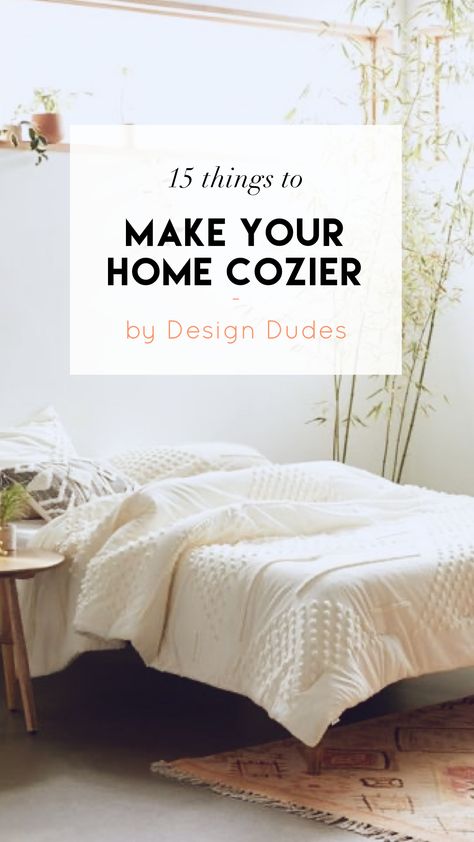 Looking to make your bedroom a retreat or your living room the perfect place for staying in? Check out the guide for simple decor items that instantly make your home feel cozier. How To Make Your Room Feel Cozy, How To Make A Room Cozy, How To Make A Living Room Cozy, How To Make Your Room Cozy, Aesthetic House Bedroom, Homey Bedroom, Huge Bedrooms, Fall Room, Aesthetic House