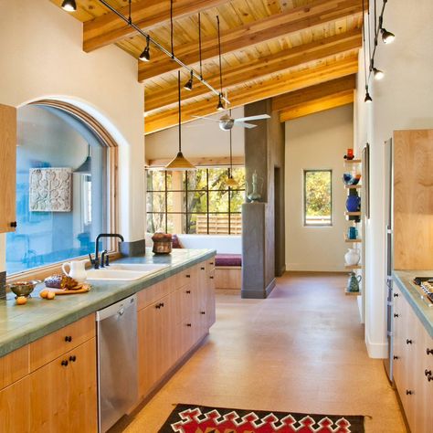 Denver is a beautiful city known for its stunning natural surroundings and unique culture. With that in mind, its no wonder that Denver's interior designers have created inspiring southwestern-style kitchens that reflect the city's unique style. Here, we have compiled ten of the most gorgeous southwestern kitchen ideas that Denver designers have shared. From modern takes on classic colors to bold and eclectic designs, these kitchens are sure to inspire your own southwest-style kitchen remodel. Santa Fe Style Kitchen, Southwest Style Kitchen, Southwestern Kitchen Ideas, Southwestern Style Kitchen, Southwestern Kitchen, Scandinavian Home Interiors, Western Kitchen, Southwestern Home, Kitchen Interiors