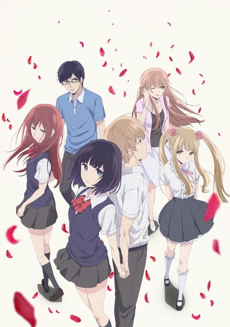 Kuzu No Honkai Manga, Scums Wish, 2017 Anime, Nijiiro Days, Netflix India, Sailor Fuku, Anime Reviews, Anime Poster, Friend Anime