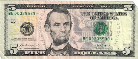 RARE 5 DOLLAR BILL Archives ⋆ MarkedMoney.Tech Five Dollar Bill, 5 Dollar Bill, Gold Dollar, Dollar Banknote, Federal Reserve Note, American Dollar, 5 Dollar, Sweet Stories, Vintage Star