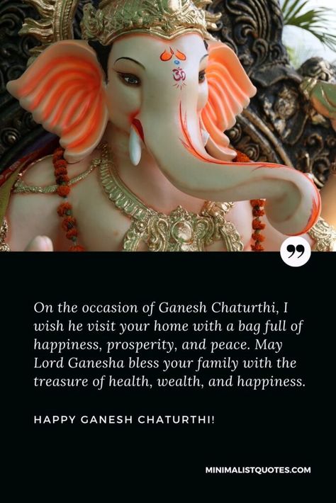 Ganesh Chaturthi Wishes, Quotes & Messages With Images Ganesh Chaturthi Quotes, Ganesh Chaturthi Wishes, Ganesh Chaturthi Status, Kali Tattoo, Health Wealth And Happiness, Happy Ganesh Chaturthi Images, Happy Navratri Images, Ganesh Chaturthi Images, Family Forever