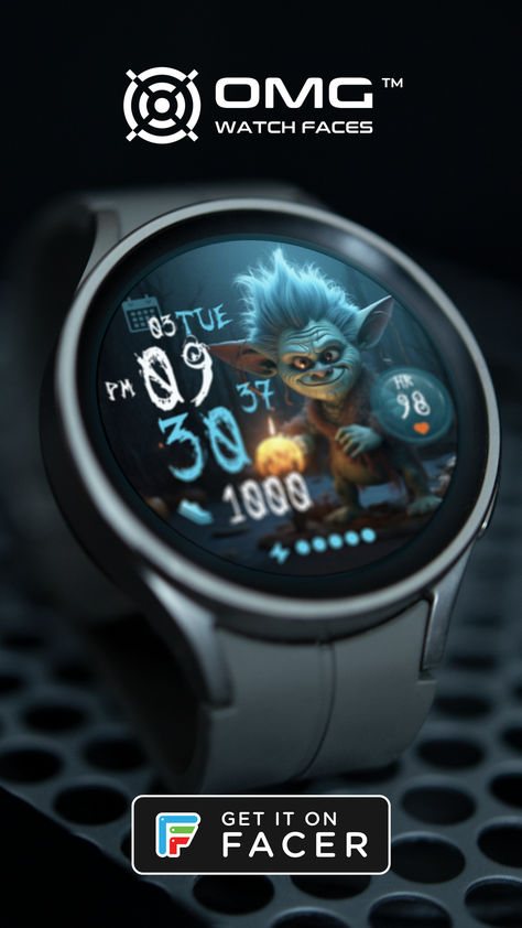 Embrace the Halloween spirit with this cool watch face design, available on Facer. #Halloween #HalloweenWatchFace #HalloweenCreatures #WearOS #WearOSWatchFace #WatchFace #WatchFaces #Facer #Smartwatch #OMGWatchFaces #Wearable #Technology #Smartwatch #Tech #Device #Gadgets #Clockface #Time #Design #Samsung #PixelWatch #GooglePixelWatch #ZenWatch #Casio #Fossil #TicWatch Best Watch Faces, Watch Face Design, Halloween Watch, Halloween Creatures, Power Level, Step Counter, Huawei Watch, Time Design, Halloween Spirit