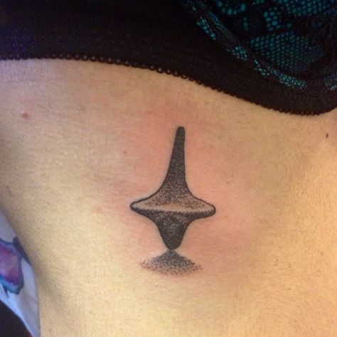 Inception Spinning Top Inception Spinning Top, Inception Tattoo, Philosophy Tattoos, Confused Mind, Top Tattoos, Spinning Top, Tattoos Ideas, Inception, Big Tattoo