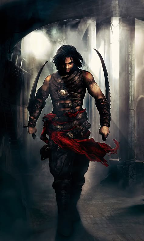 Prince of Persia: Warrior Within Prince Warrior, Two Swords, Warrior Within, Warriors Wallpaper, Prince Art, Prince Of Persia, Fantasy Male, Fantasy Warrior, Arte Fantasy