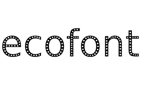 Smart Choices: EcoFont! The Ecofont saves on printing ink by … well, using less of it. Letters in the freely downloadable typeface contain multiple small circular holes, meaning that each letter requires less ink to be printed. Though rather striking, the typeface is wholly readable (no pun intended) and is, apparently, most effective at nine or 10 point. Eco Font, Top Fonts, Green Branding, Mother Earth Living, Website Fonts, Art Therapy Projects, Graphic Art Prints, Old Faces, Friends Font