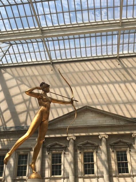 Diana Sculpture, Art Academia, Academia Aesthetics, The Archer, Museum Architecture, Academia Aesthetic, Light Academia, Metropolitan Museum Of Art, Metropolitan Museum