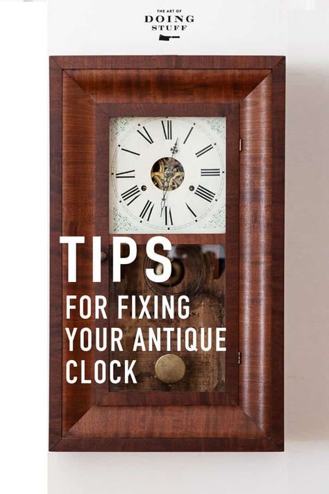 Grandfather Clock Repair, Antique Clock Repair, Diy Clocks, Antique Mantel Clocks, Clock Sound, Old Clock, Gear Clock, Steampunk Clock, Pendulum Wall Clock