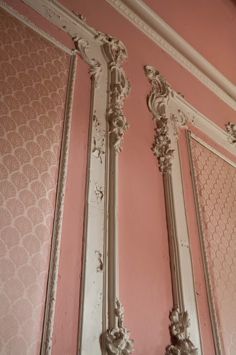 decorative wood trim, floral moldings Ornate Trim Molding, Elegant Trim Work, Bendable Wood Trim, Vintage Moulding, Diy Trim Molding, Ornamental Moulding, Wood U Bend, Victorian Trim, Cottage Castle