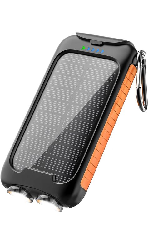 Violet Objects, Solar Powered Phone Charger, Solar Phone Charger, Homeless Care Package, Camping Supply List, Portable Battery Bank, Camping Gear Gadgets, Solar Power Charger, Solar Charger Portable